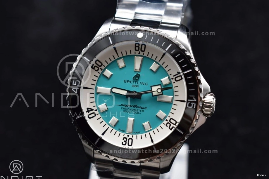 Bracelet Tiffany SS TF Best 1:1 on SuperOcean A2824 Automatic Dial Blue 44 Edition 0405